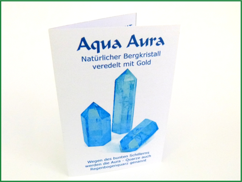 Aqua Aura Kristall - groß