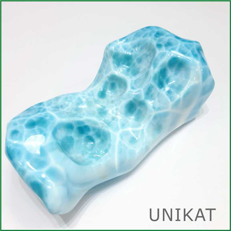 Larimar - Atlantisstein - Handschmeichler - AAA Qualität