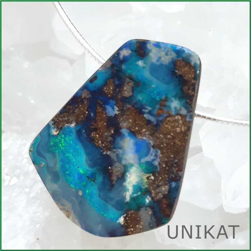 Boulderopal - Anhänger Opal - Unikat