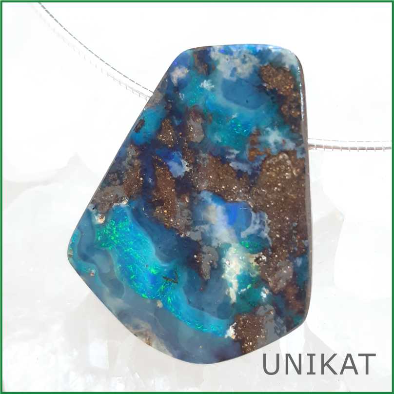 Boulderopal - Anhänger Opal - Unikat