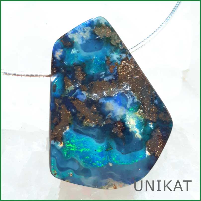 Boulderopal - Anhänger Opal - Unikat
