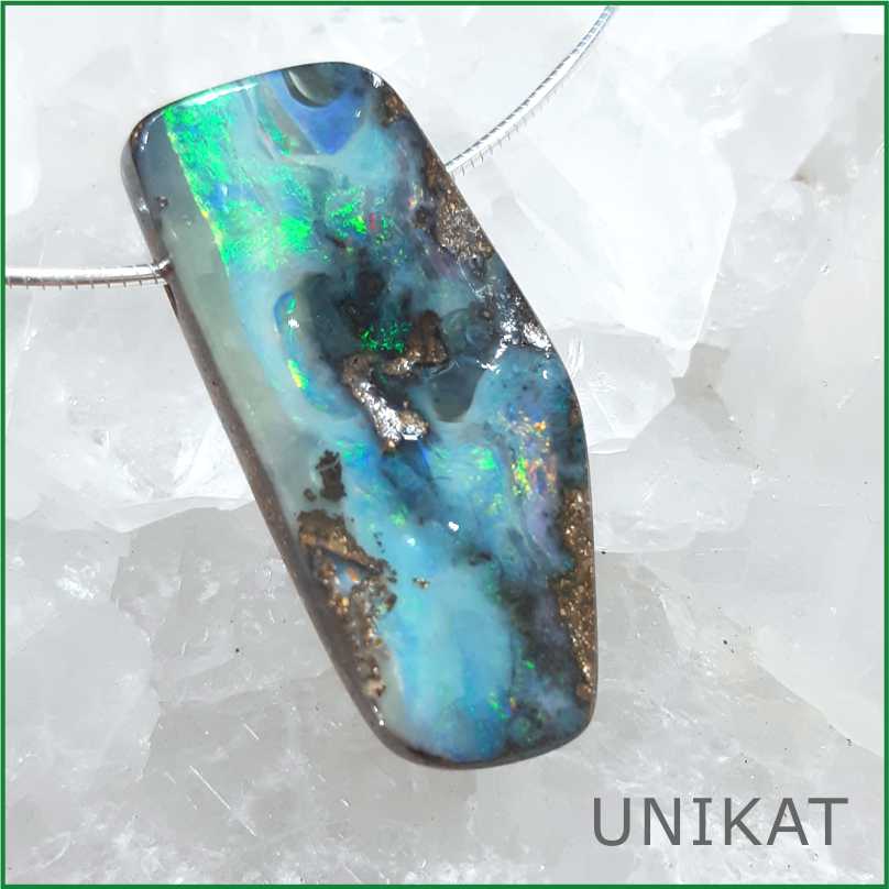 Boulderopal - Anhänger Opal - Unikat