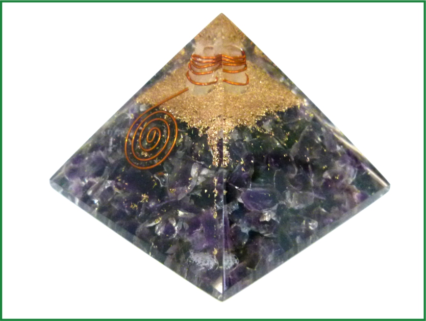 Orgonit mit Amethyst