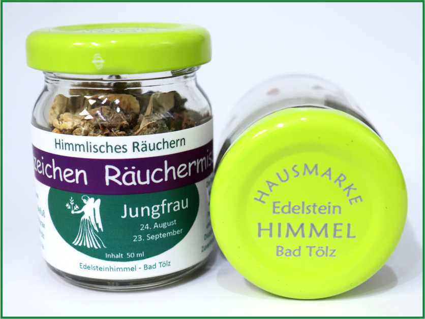 Sternzeichen Räuchermischung - Jungfrau - Himmlisches Räuchern - Hausmarke