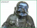 Blue Face Buddha - Edelsteinschnitzerei aus Labradorit