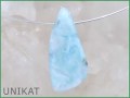 Larimar Atlantisstein Anhänger - Unikat 21