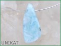 Larimar Atlantisstein Anhänger - Unikat 21