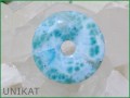 Larimar Donut - AA Qualität - UNIKAT 08