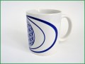 Tasse mit Blume des Lebens - Farbe violettblau